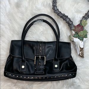 Michael Kors // Black Leather Purse